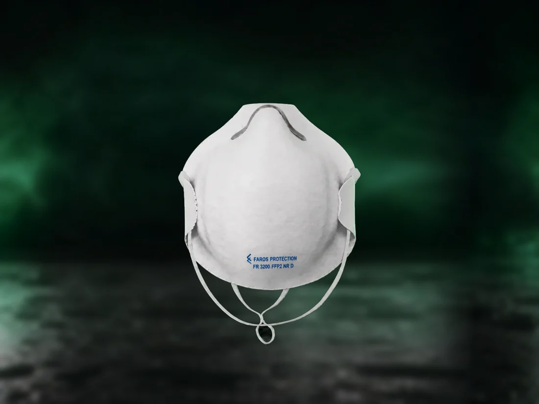 FAROS FR 3200 - чашеобразная полумаска FFP2 без клапана